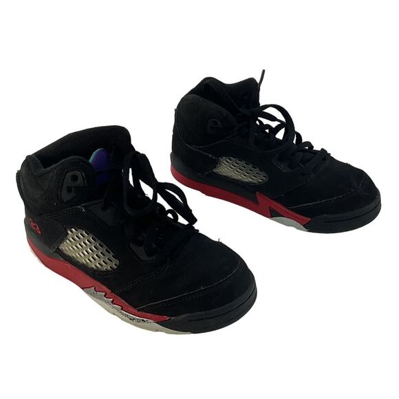 Nike Kids Shoes Black and Red - Picture 1 of 8